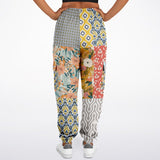 Tallulah Bankhead Yellow Patchwork Unisex Cargo Sweats Cargo Pants - Thathoodyshop