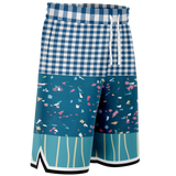 Blue Dream Basketball Shorts Basketball Short Rib - AOP - Thathoodyshop