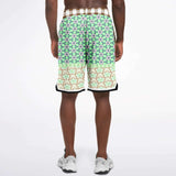 Melon Balls Basketball Shorts Basketball Short Rib - AOP - Thathoodyshop