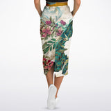 Green Peacock Pocket Maxi Skirt Long Skirt - Thathoodyshop