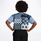 Blueberry Hill Crop Jersey Cropped Football Jersey - Thathoodyshop