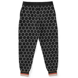 Gold Line Black Honeycomb Unisex Joggers Joggers - Thathoodyshop
