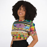 Green Apple Soho Cropped Sweater Cropped Short Sleeve Sweater - Thathoodyshop