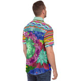 Glorious Breeze S/S Button Down Shirt Short Sleeve Button Down Shirt - AOP - Thathoodyshop