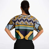 Terra Linda Crop Jersey Cropped Football Jersey - AOP - Thathoodyshop