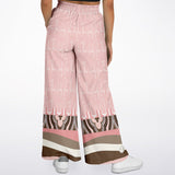 Pink Geo Zebra SW Signature Bellbottoms Flare Leg Joggers - Thathoodyshop