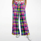 Mercury Retrograde Plaid SW Bellbottoms Flare Leg Pants - Thathoodyshop