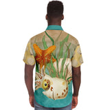 Atlantis LTD S/S Button Down Shirt Short Sleeve Button Down Shirt - AOP - Thathoodyshop