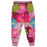 THS Pink Camo Kitty Fleece Joggers Joggers - Thathoodyshop