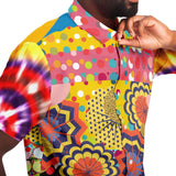 Ophelia S/S Button Down Shirt Short Sleeve Button Down Shirt - AOP - Thathoodyshop