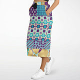 Purple Jetson Pocket Maxi Skirt Long Skirt - Thathoodyshop