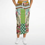 Green Peacock Pocket Maxi Skirt Long Skirt - Thathoodyshop