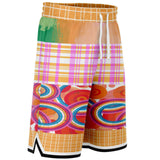 Solar Flare Basketball Shorts Basketball Short Rib - AOP - Thathoodyshop