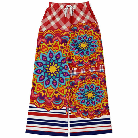 Hippy-Dippy Plaid Stretchy Phat Bellbottoms Bellbottoms - Thathoodyshop