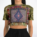 Red Melange Cropped Sweater Cropped Sweater - Thathoodyshop