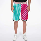 Jubilee's Garden Basketball Shorts Basketball Short Rib - AOP - Thathoodyshop