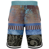 Steampunk Warrior Basketball Shorts Basketball Short Rib - AOP - Thathoodyshop