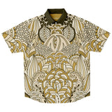 Brown Amarillo S/S Button Down Shirt Short Sleeve Button Down Shirt - AOP - Thathoodyshop