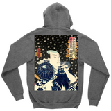 Warrior Pose Zip-Front Hoodie Hoody - Thathoodyshop