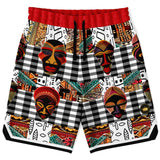Africa Bombastic Basketball Shorts Basketball Shorts - Thathoodyshop