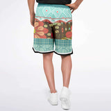 Infinity Squared Basketball Shorts Basketball Short Rib - AOP - Thathoodyshop