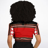 Gold Line Trio Cropped Sweater Athletic Cropped Short Sleeve Sweatshirt - AOP - Thathoodyshop