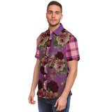 Crosby Stills S/S Button Down Shirt Short Sleeve Button Down Shirt - AOP - Thathoodyshop