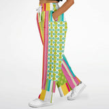 Green Anjou Pear Hobo Patchwork Bellbottoms Bellbottoms - Thathoodyshop