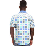 Blue Skies Ahead S/S Button Down Shirt Short Sleeve Button Down Shirt - AOP - Thathoodyshop