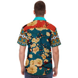 Cheery-Cherry S/S Button Down Shirt Short Sleeve Button Down Shirt - AOP - Thathoodyshop