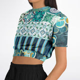 Green Meknes Cropped Sweater Cropped Sweater - Thathoodyshop