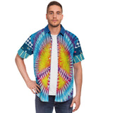 Blue Dream S/S Button Down Shirt Short Sleeve Button Down Shirt - AOP - Thathoodyshop
