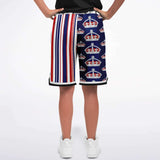 Long Live the Queen Basketball Shorts Basketball Short Rib - AOP - Thathoodyshop