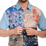 Dolores Park Paisley Button Down Shirt Short Sleeve Button Down Shirt - Thathoodyshop