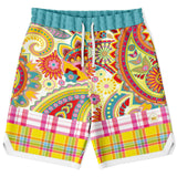 Ashbury Heights Plaid Basketball Shorts Basketball Shorts - Thathoodyshop