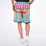 Parade of Roses Basketball Shorts Basketball Short Rib - AOP - Thathoodyshop