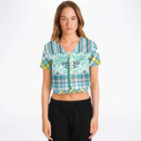 Lemon Zest Cropped Baseball Jersey Cropped Baseball Jersey - Thathoodyshop