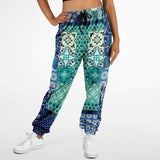 Mykonos Floral Patchwork Unisex Cargo Sweats Cargo Sweats - Thathoodyshop