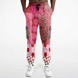 Gypsy Beat Pink Patchwork Unisex Joggers Cargo Joggers - Thathoodyshop