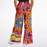 Hippy-Dippy Red Stretchy Phat Bellbottoms Bellbottoms - Thathoodyshop