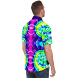 Rings of Saturn S/S Button Down Shirt Short Sleeve Button Down Shirt - AOP - Thathoodyshop