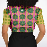 Jambalaya Deluxe Cropped Sweater Cropped Short Sleeve Sweater - Thathoodyshop