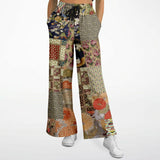 Tripoli Floral Patchwork Stretchy Phat Bellbottoms Flare Leg Pants - Thathoodyshop