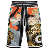 Dance Steps Pinstripe Basketball Shorts Basketball Shorts - Thathoodyshop