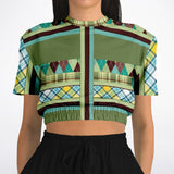Hypnotic Zen Cropped Sweater Cropped Short Sleeve Sweater - Thathoodyshop