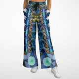 Dahlia Lama Flare Leg Joggers Athletic Flare Jogger - AOP - Thathoodyshop