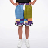 Hampton Plaid Basketball Shorts Basketball Short Rib - AOP - Thathoodyshop