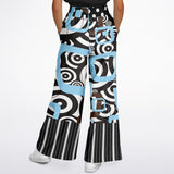 Pacific Palisades Retro Print Bellbottoms Flare Leg Pants - Thathoodyshop