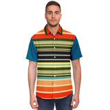 Tequila Sunrise Short Sleeve Button Down Shirt Short Sleeve Button Down Shirt - Thathoodyshop