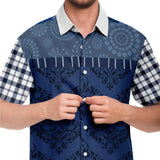 Victorious S/S Button Down Shirt Short Sleeve Button Down Shirt - AOP - Thathoodyshop